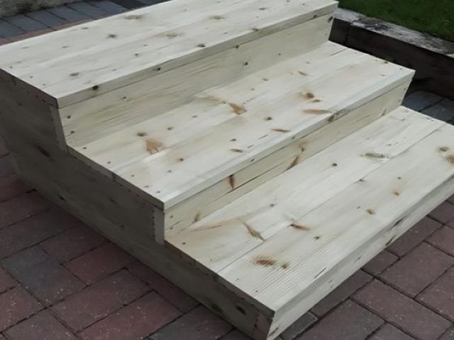Valerie Decking Steps 150cm Wide