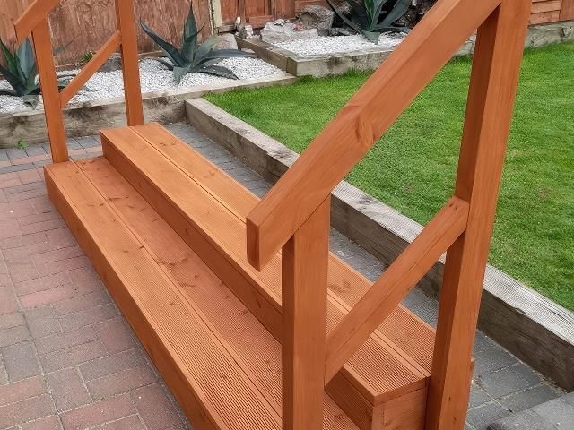 Summer House / Cabin Steps 220cm wide