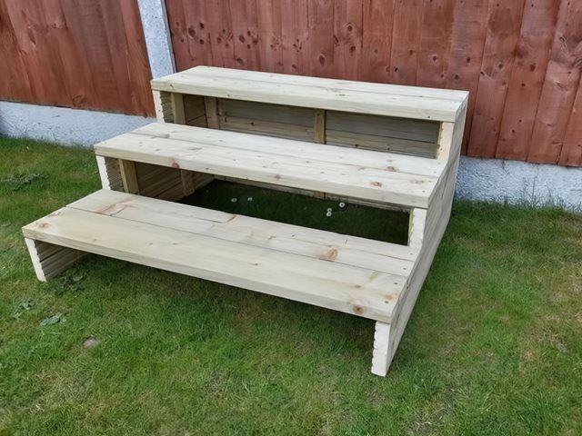 Pauline Mobile Decking Steps